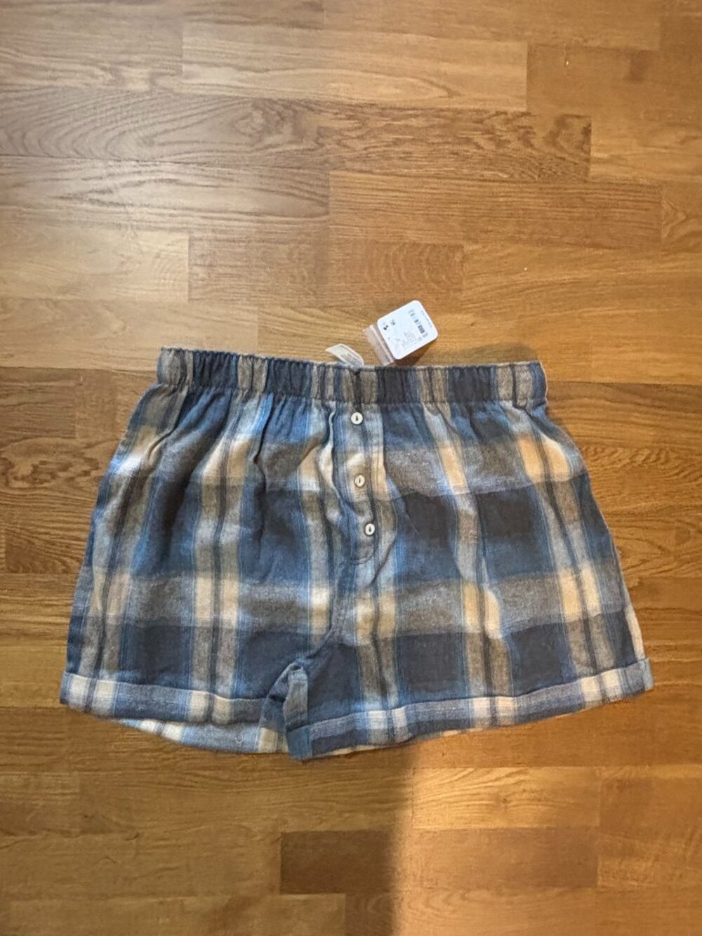Free People Sunday Morning Flannel Boxers